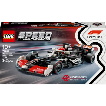 Конструктор LEGO Speed ​​Champions Автомобиль для гонки MoneyGram Haas F1 Team VF-24, 242 деталі (77250) - Pampik