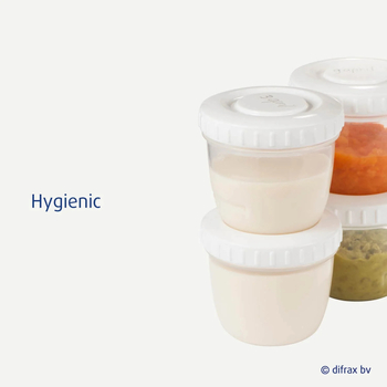 Контейнери для зберігання грудного молока та дитячого харчування Difrax, 6 шт. (617) - Pampik - 2