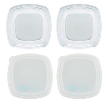 Скляні контейнери для їжі Bebe Confort, 2 шт. (3105209200) - Pampik - 4