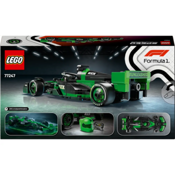 Конструктор LEGO Speed Champions Автомобіль для перегонів KICK Sauber F1 Team C44, 259 деталей (77247) - Pampik - 2