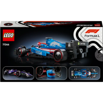 Конструктор LEGO Speed Champions Автомобіль для перегонів F1 Visa Cash RB VCARB 01, 248 деталей (77246) - Pampik - 2