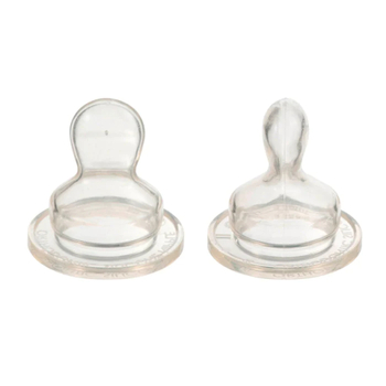 Силиконовая соска для бутылочки для кормления Difrax Dental, размер S, 2 шт. (694) - Pampik