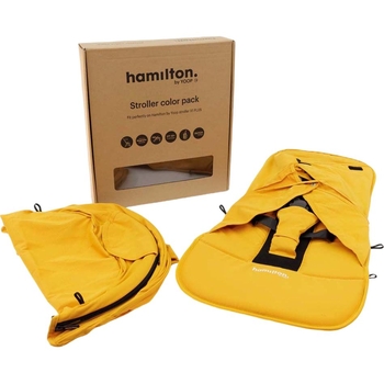 Набор текстиля к коляске Hamilton by Yoop X1 Plus Coral Orange (65061) - Pampik