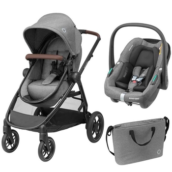Универсальная коляска 3 в 1 Maxi-Cosi Zelia S Trio Grey (1996911110) - Pampik - 2
