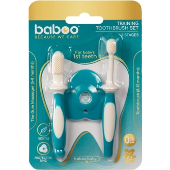 Набір зубних щіток Baboo, 2 шт. (2-200) - Pampik - 4