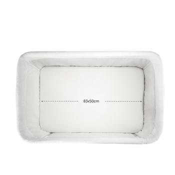 Приставне ліжко Hauck Face to Me 2 Melange Grey (60853-1) - Pampik - 16