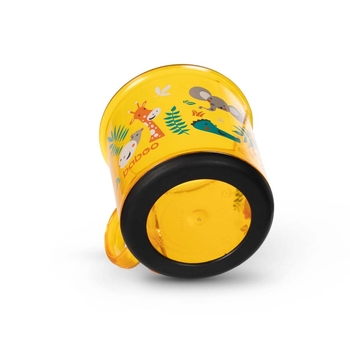Чашка с нескользящим дном Baboo Safari, 12+ мес., 170 мл, желтый (8-142) - Pampik - 2