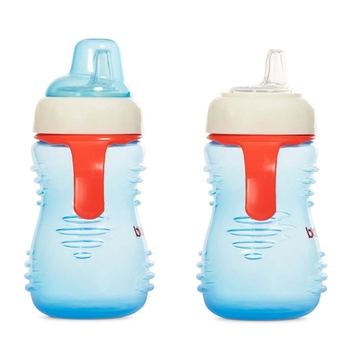 Поїльник-непроливайка Baboo із силіконовим носиком, 6+ міс., 260 мл, блакитний (8-125) - Pampik - 2