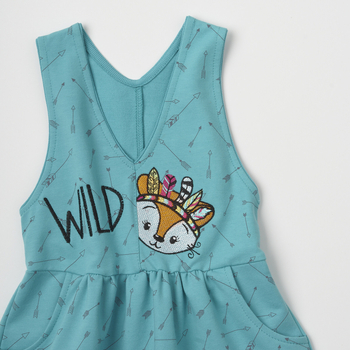 Сарафан Ляля 15ДВ121 104 Голубой (852082.1127635) - Pampik - 3