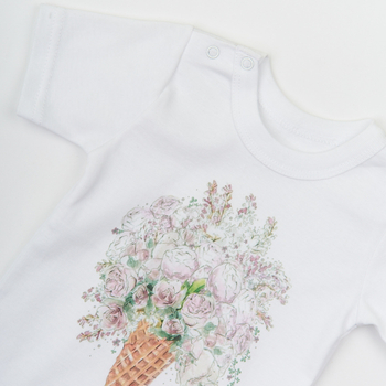 Футболка ясельна Ляля 3Т050 74 Белый (773115.1116849) - Pampik - 3