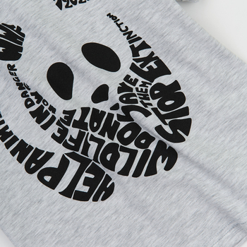 Футболка Ляля 3СК138 77% 122 Серый (789862.1135341) - Pampik - 3