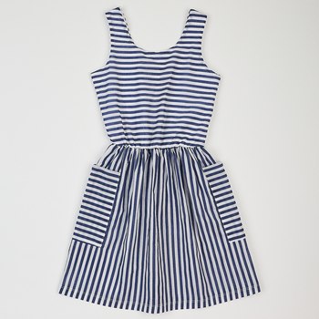 Сарафан Ляля 15БС102 98 Білий Синій (995002.1356151) - Pampik