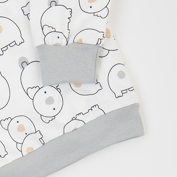 Піжама утеплена Ляля К3ФТ118 К3ФТ143 К3ФТ152 К3ФТ153 футер 116 Молоко (1027068.11844623) - Pampik - 6