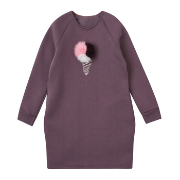 Плаття утеплене Ляля 15ТФ129 158 Фіолетовий (856140.1211972) - Pampik