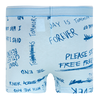 Труси-боксері Ляля К12СК113 122-128 Блакитний Сірий Чорний (899390.1056855) - Pampik - 4