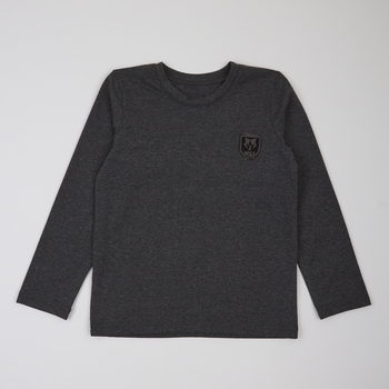 Лонгслів Ляля 3СК130 128 Сірий (1013823.890334) - Pampik