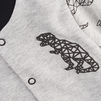 Кофточка Ляля 2ІН011 68 Серый Черный (575764.510011) - Pampik - 2