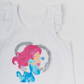 Футболка Ляля 4СК113 98 Белый (809282.1160922) - Pampik - 2