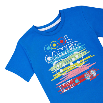 Футболка Ляля 3СК140 104 Синий (920970.982807) - Pampik - 3