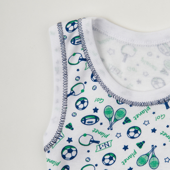 Майка Ляля 4БК108 74 Белый (906728.12122810) - Pampik - 3