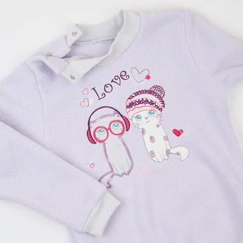 Піжама утеплена Ляля К3МХ114 128 Сиреневый (954496.9559511) - Pampik - 6