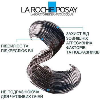 Туш для вій La Roche-Posay Toleriane Multi-Dimensions Mascara, гіпоалергенна, відтінок чорний, 7.2 мл - Pampik - 6