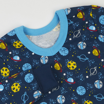 Піжама утеплена Ляля К3ФТ118 К3ФТ143 К3ФТ152 К3ФТ153 футер 98 Синий (958046.11844616) - Pampik - 6