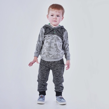 Худі Ляля 3ДВ011 80 Сірий (575693.509871) - Pampik - 5