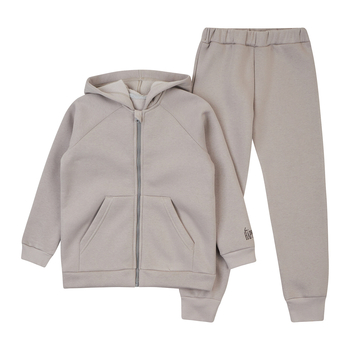 Спортивний костюм на флісі Ляля К2ТФ101 98 Сірий (967188.11239012) - Pampik