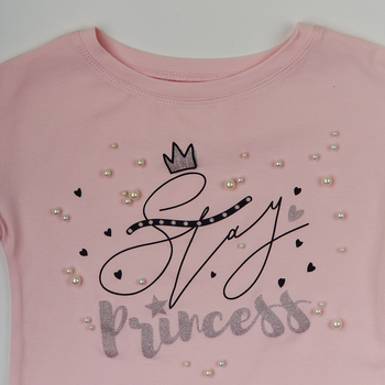 Футболка Ляля 3СК142 98 Рожевий (740398.1053804) - Pampik - 2