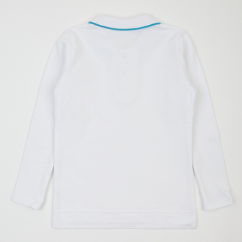 Поло з довгим рукавом Ляля 3ЛК131 146 Білий (989040.917563) - Pampik - 2