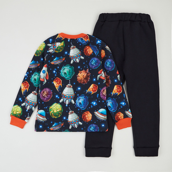 Спортивний костюм на флісі Ляля К3ТФ138 104 Синий (960302.1318022) - Pampik - 2