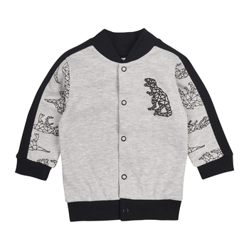 Кофточка Ляля 2ІН011 74 Серый Черный (575765.510011) - Pampik