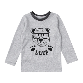 Лонгслів Ляля 3ІН156 128 Сірий (870124.1226612) - Pampik