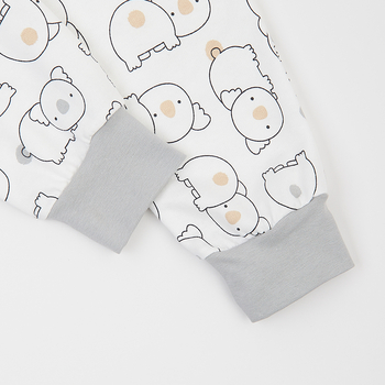 Піжама утеплена Ляля К3ФТ118 К3ФТ143 К3ФТ152 К3ФТ153 футер 116 Молоко (1027068.11844623) - Pampik - 4