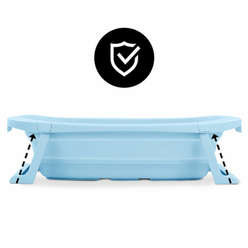 Розкладна ванна Hauck Wash N Fold M Light Blue (72702-7) - Pampik - 3