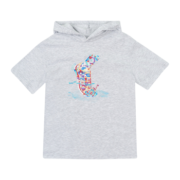 Футболка Ляля 3СК147 77% 134 Серый (803045.1153803) - Pampik