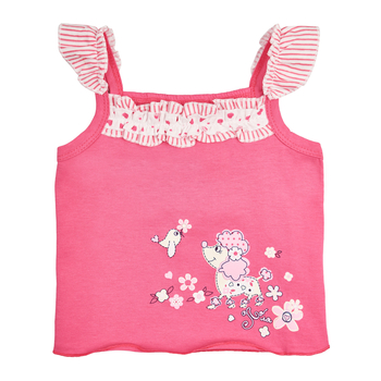 Топ ясельний Ляля 4Т022 80 Рожевий (576964.360553) - Pampik