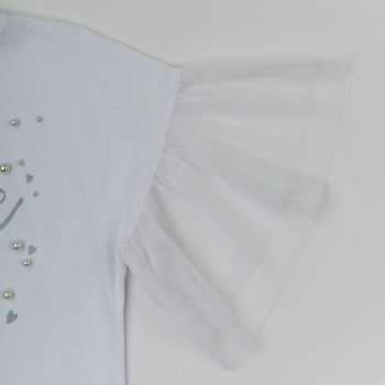 Футболка Ляля 3СК142 140 Белый (740389.1053803) - Pampik - 4