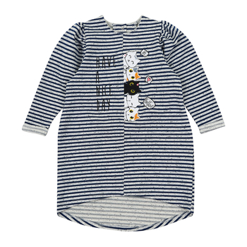 Сукня Ляля 15ДВ122 110 Синий Сірий (787815.1128212) - Pampik