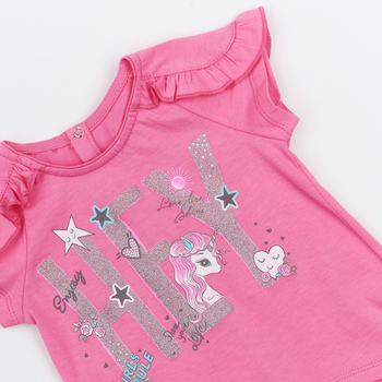 Футболка Ляля 3КЛ021 80 Рожевий (711219.1014311) - Pampik - 3