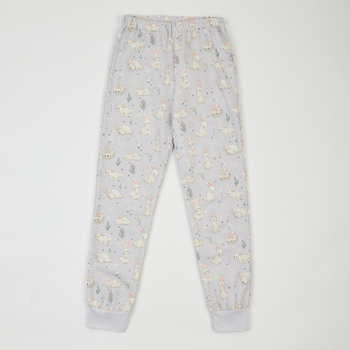 Піжама утеплена Ляля К3ФТ118 К3ФТ143 К3ФТ152 К3ФТ153 футер 110 Серый (963318.11844621) - Pampik - 3