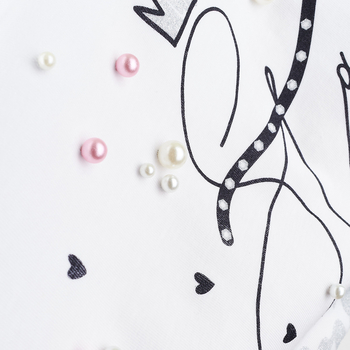 Футболка Ляля 3СК142 110 Белый (736735.1053802) - Pampik - 4