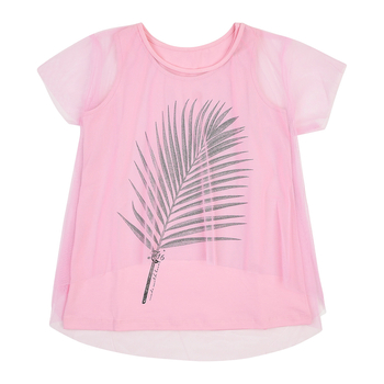 Футболка Ляля 3СК123 134 Рожевий (989739.780024) - Pampik