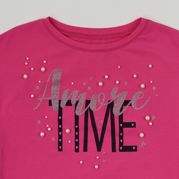 Футболка Ляля 3СК142 146 Рожевий (740406.1053806) - Pampik - 2