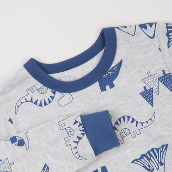 Піжама утеплена Ляля К3ФТ118 К3ФТ143 К3ФТ152 К3ФТ153 футер 122 Сірий (1027073.11844625) - Pampik - 6