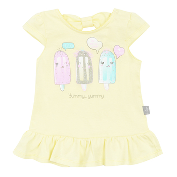 Футболка ясельна Ляля 3КЛ020 80 Желтый (711235.1014322) - Pampik