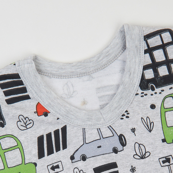 Піжама утеплена Ляля К3ФТ118 К3ФТ143 К3ФТ152 К3ФТ153 футер 128 Серый (961333.11844618) - Pampik - 6