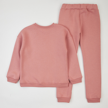 Спортивний костюм на флісі Ляля К3ТФ158 116 Рожевий (965955.1323821) - Pampik - 2