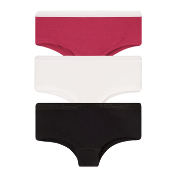 Труси-шорти Ляля К12СК120 98-104 Чорний Білий Бордовий (900532.1256301) - Pampik